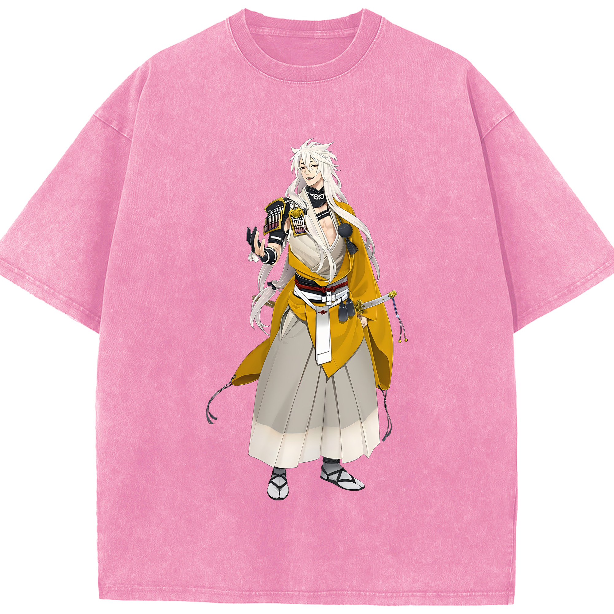 （画像用） 刀剣乱舞 Touken Ranbu 綿100% ヴィンテージ風 半袖Tシャツ（フロントプリント）